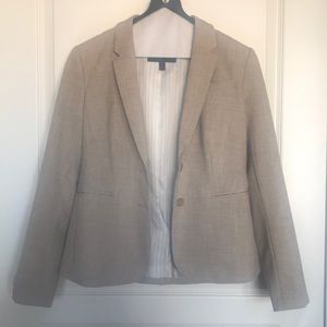 Tan Blazer from Banana Republic